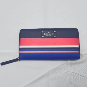 Like New Kate Spade Zip Around Wallet